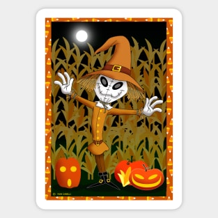 Halloween Scarecrow Sticker